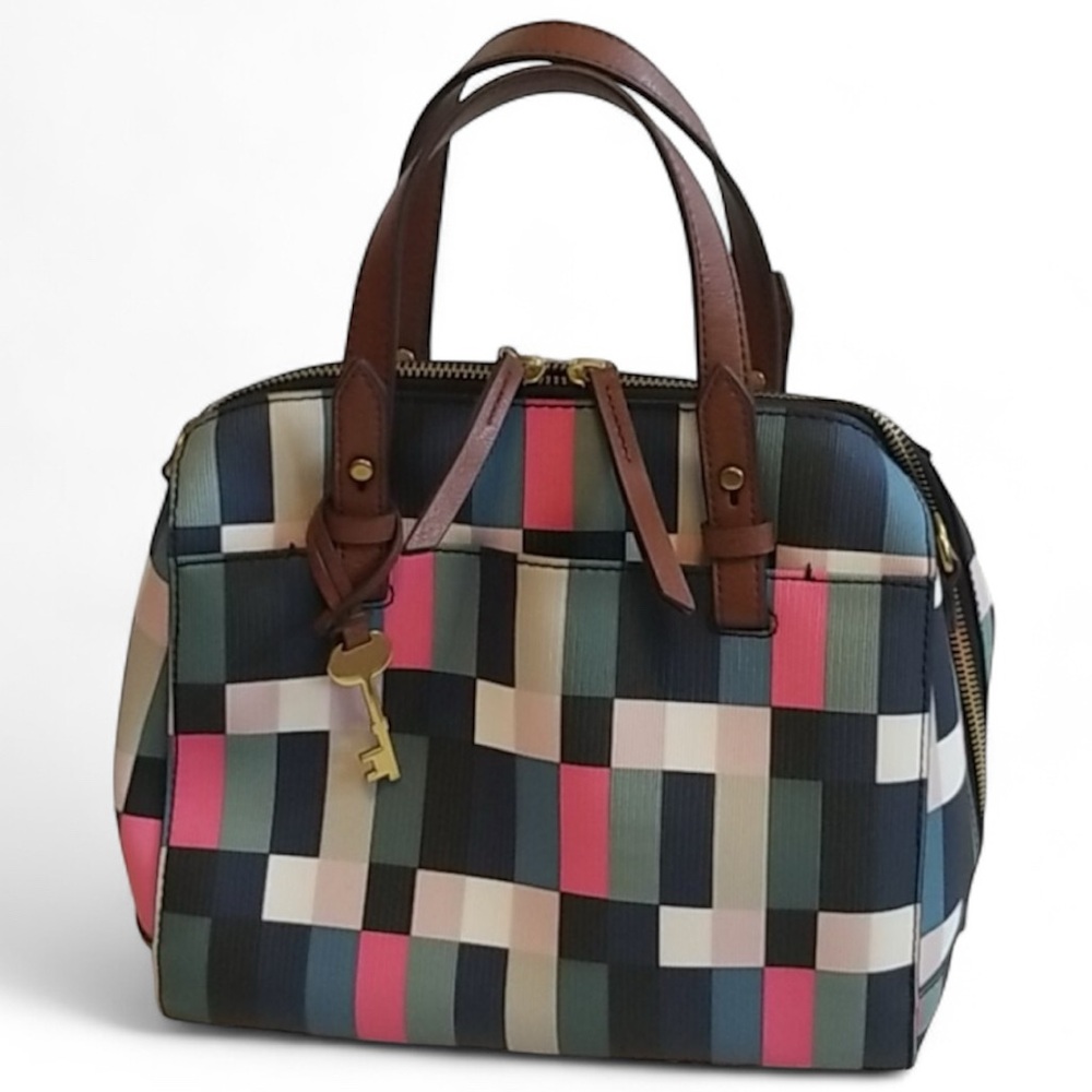 FOSSIL Rachel Satchel Bag with Key Fob